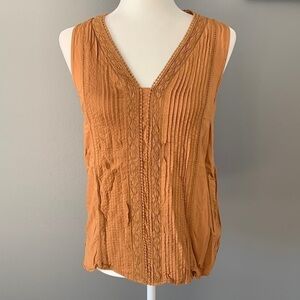 Soft Surroundings Ingenue Tank in Golden Tan